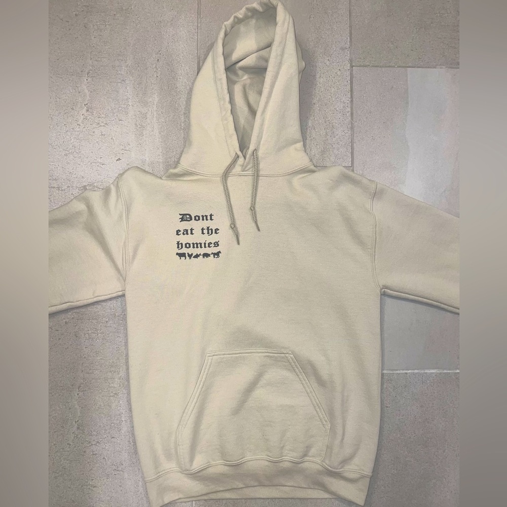 Don’t eat the homies hoodie!